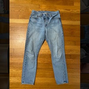 Levi’s 501 skinny jeans, size 27